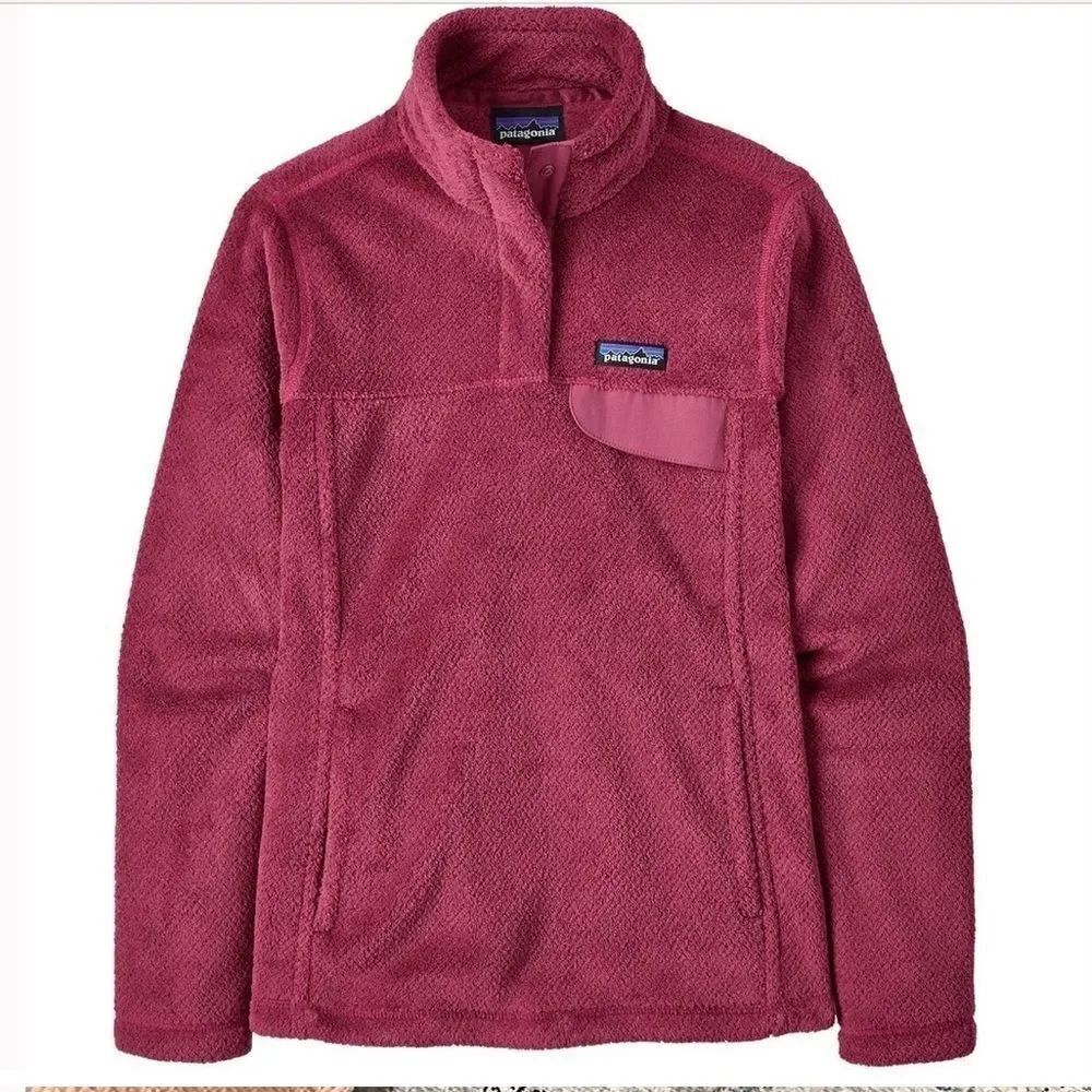 Patgonia Retool Snap T Fleece Pullover Maroon